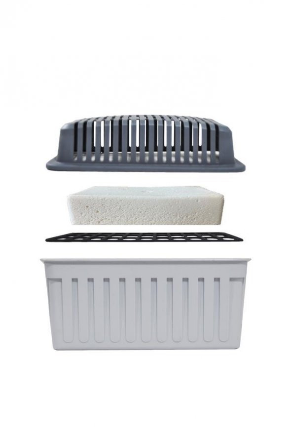 1 Kg. Gri Dikdörtgen Nem Alıcı Aparat Naturel ( 1 Kg. Blok ) - Resim 3