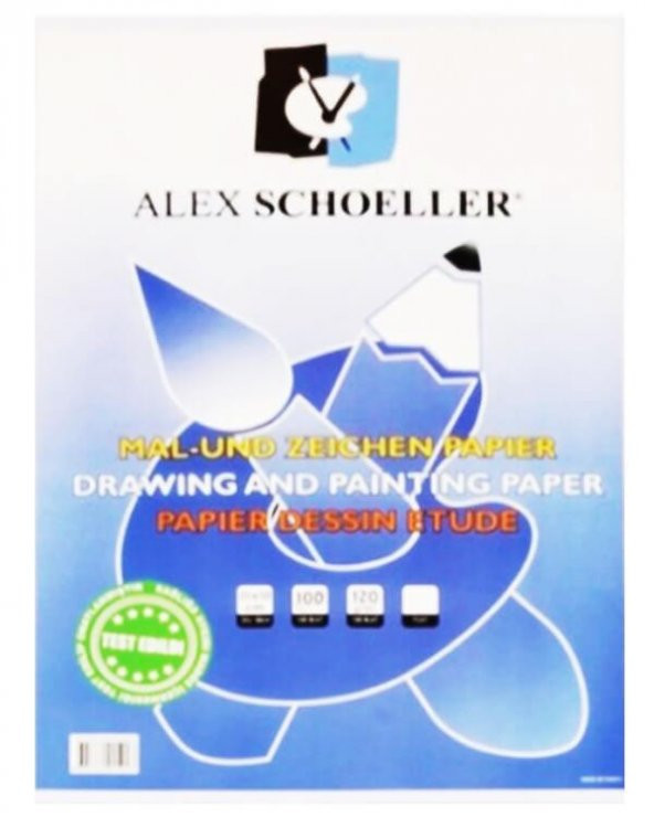 Alex Schoeller 100lü 35x50 cm Resim Kağıdı