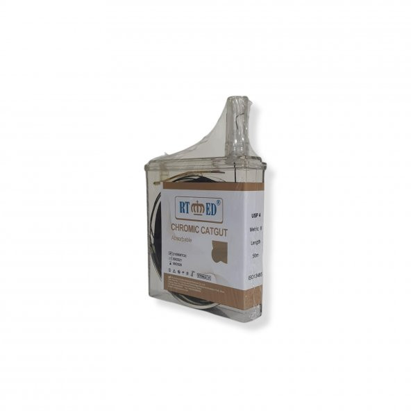 Chromic Kaset Katküt Usp No:4 8 Metric 50 m - 4