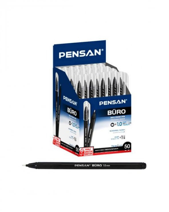 Pensan Büro Tükenmez Kalem 50'li Siyah