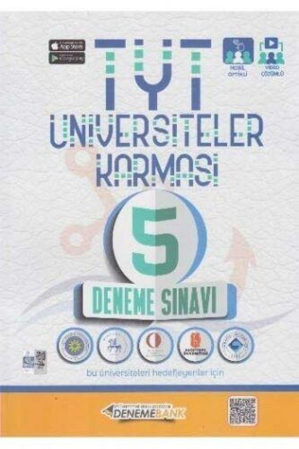 TYT Üniversiteler Karması 5 Deneme DenemeBank