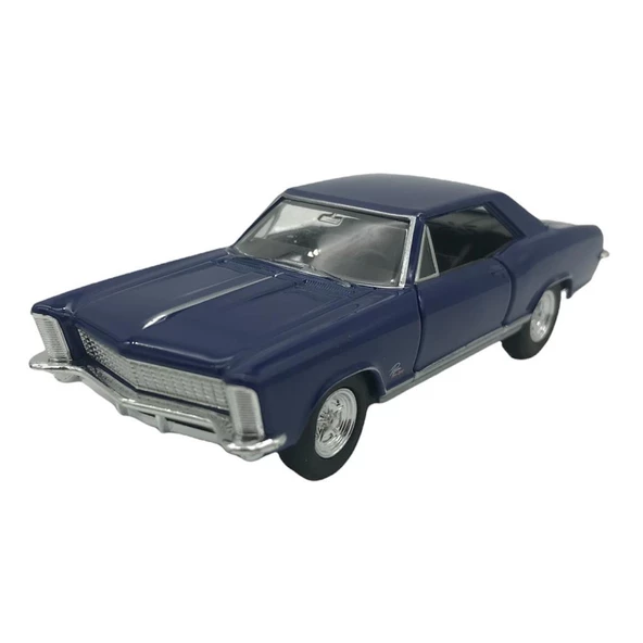 Farbu Oyuncak 1:38 Metal Çek Bırak Araba 1965 Buick Riviera Gran Sport 43732 - 4