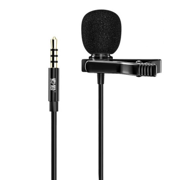Soaiy 3.5mm Canlı Yayın Yaka Mikrofonu MK3