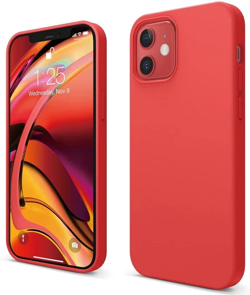 İphone Silikon Case Mikrofiber İç Arka Koruma Telefon Kılıfı - 7