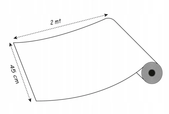 D-c-fix 446-2885 Parlak Koyu Gri Yapışkanlı Folyo (45cm x 2mt) - 2