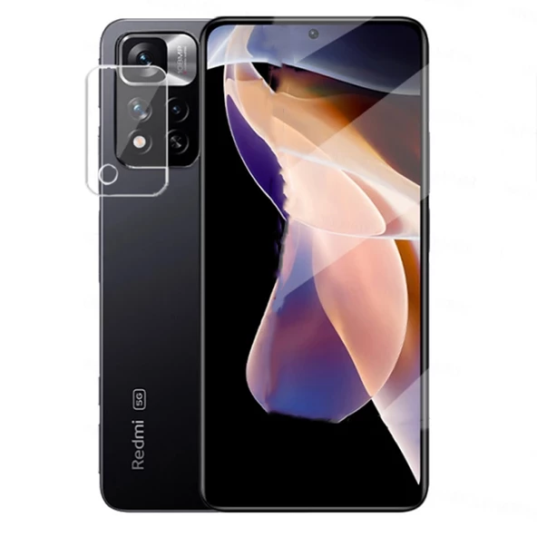 Gpack Xiaomi Poco M4 Pro 5G Kamera Lens Koruyucu Nano