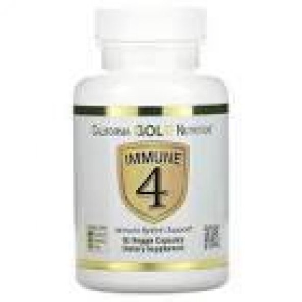 California Gold Nutrition Immune-4 60 Veggie Capsules