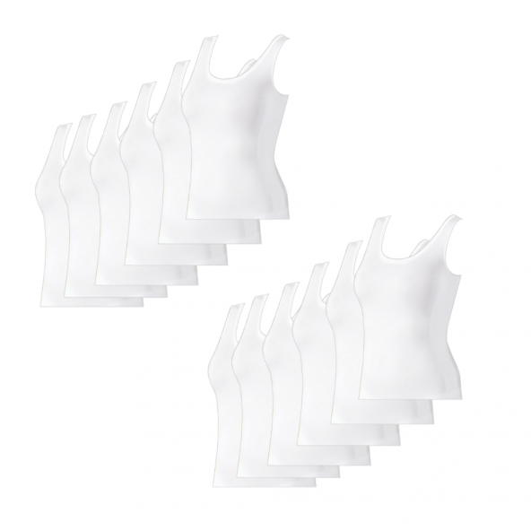 Dr N Silver Gümüşlü Kadın Atlet 12li paket XL - 3