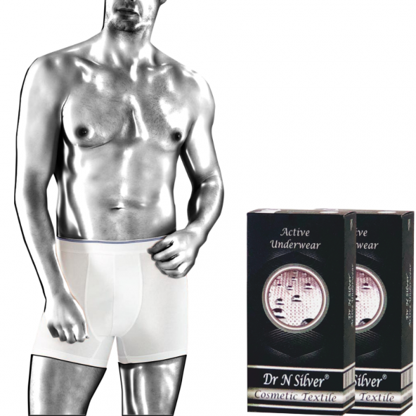 Dr N Silver Gümüşlü Erkek Boxer (2 Adet)  XL - 4