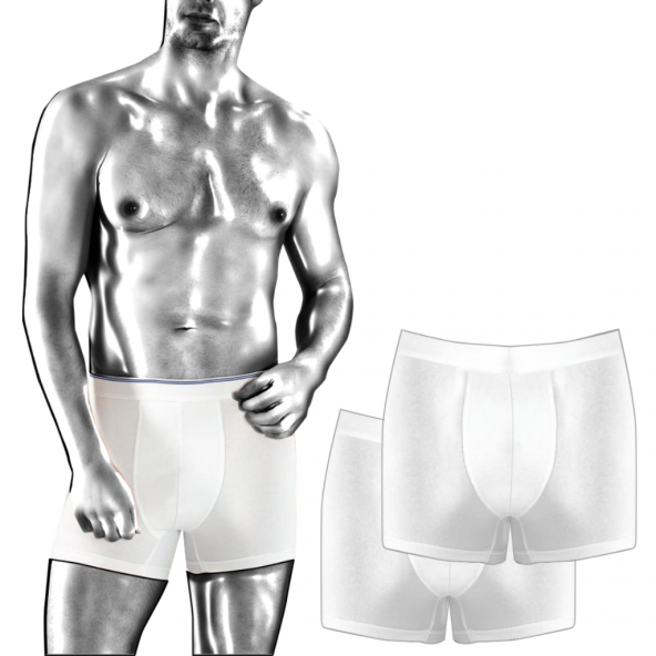 Dr N Silver Gümüşlü Erkek Boxer (2 Adet)  XL - 5