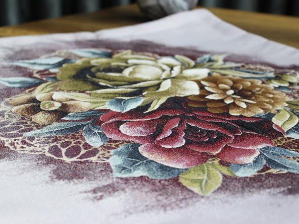 Çeyiz Diyarı Goblen Lüx 2 Li Kırlent Kılıfı Lila - Resim 5