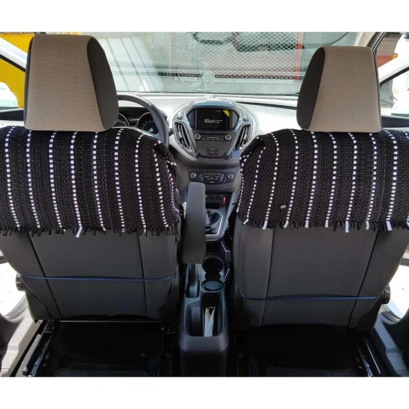 RENAULT KANGO - LAGUNA Terletmez Oto Koltuk Kilim Seti 2 Ön 1 Arka 3lü Set - Resim 5