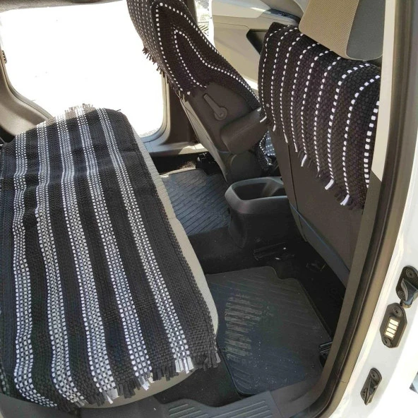 TOYOTA AURİS - COROLLA  Terletmez Oto Koltuk Kilim Seti 2 Ön 1 Arka 3lü Set - 3
