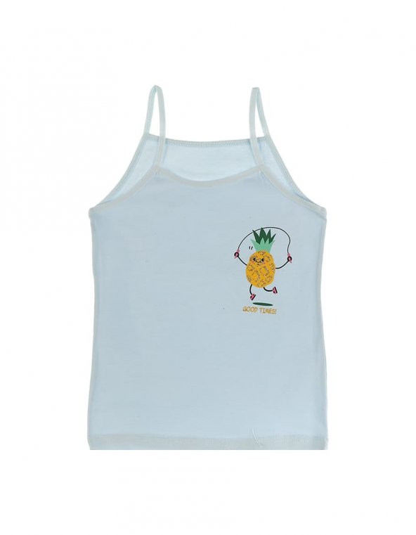 Donella 5li Renkli Ananas Baskılı Kız Çocuk Atlet - 435058 - 4