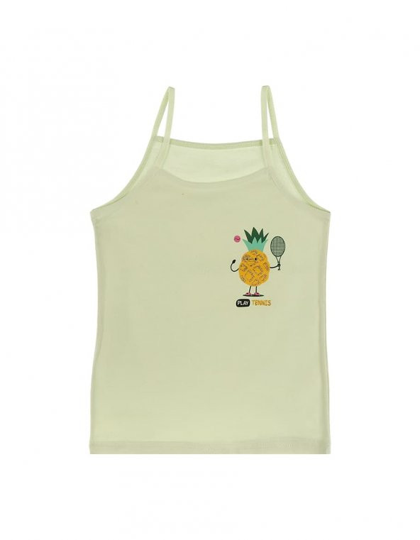 Donella 5li Renkli Ananas Baskılı Kız Çocuk Atlet - 435058 - 5
