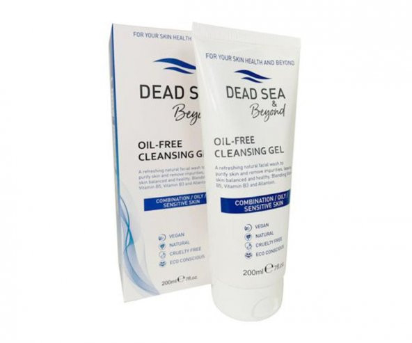 Dead Sea & Beyond Oil-free Cleansing Gel Yağlı Ciltlere Özel Yıkama Jeli 200 ml