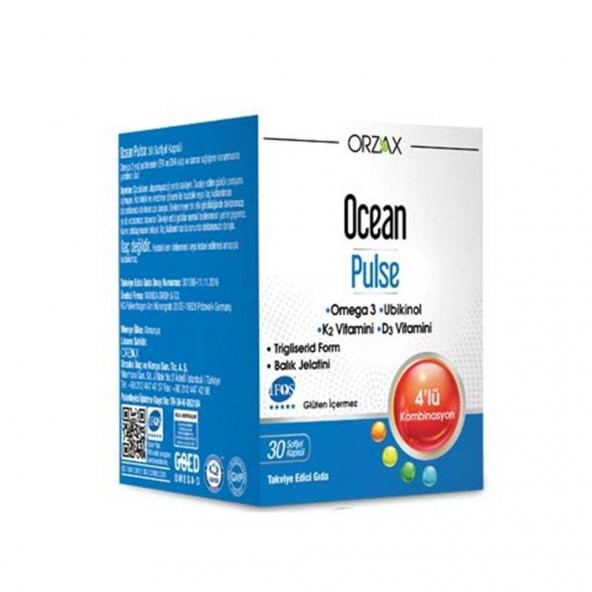 Orzax Ocean Pulse 30 Kapsül 8697595871607