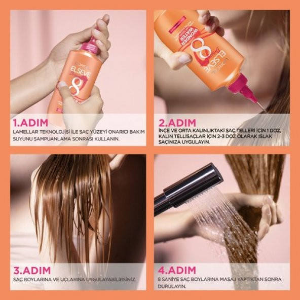 Loreal Paris Loréal Paris Elseve Dream Long Wonder Water Mucize Bakım Suyu 200ML - 9