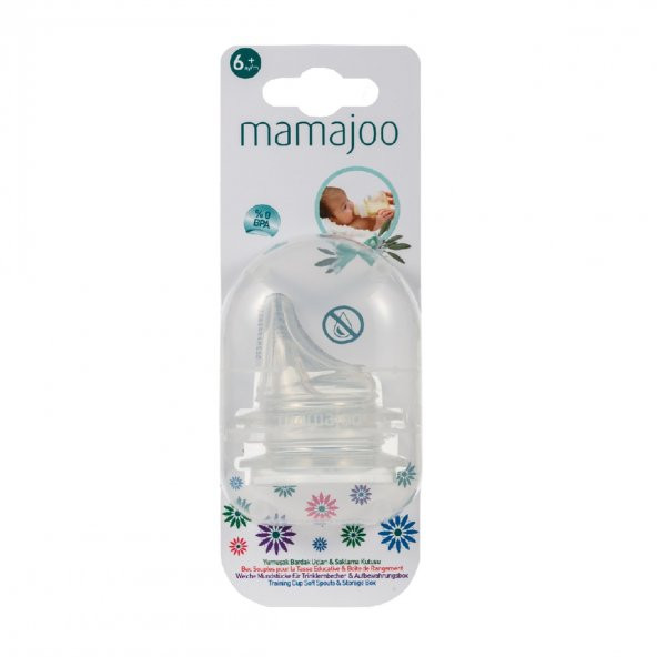 Mamajoo Kulplu Eğitici Bardak 160 ml & Yedek İkili Bardak Ucu / Mor - 7
