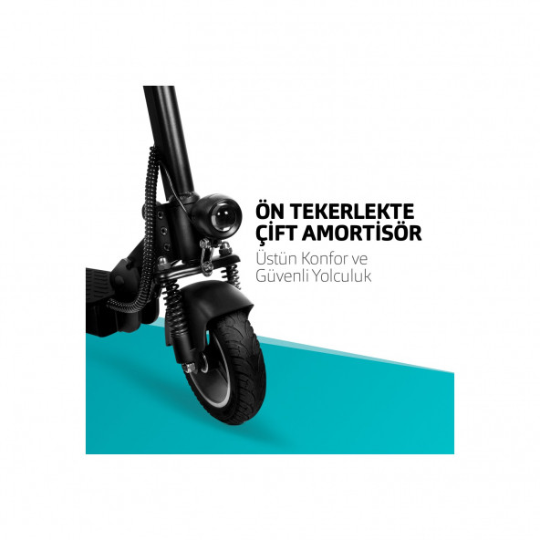 Ttec Boost Amortisörlü Katlanır Elektrikli Scooter - 2 Yıl Garantili - Orijinal ve Faturalı Ürün - 6