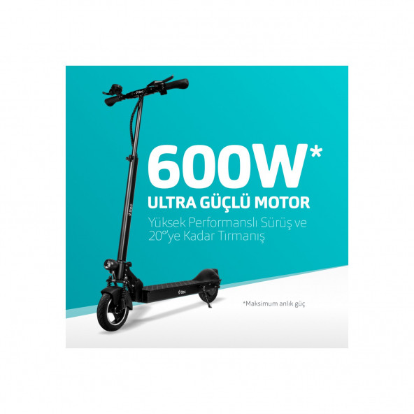 Ttec Boost Amortisörlü Katlanır Elektrikli Scooter - 2 Yıl Garantili - Orijinal ve Faturalı Ürün - 7