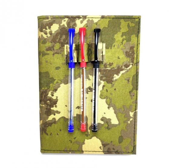 Askeri Yeni Kamuflaj Defter A5 (14,5x20 Cm) 120 Sayfa Kalemlikli - 1