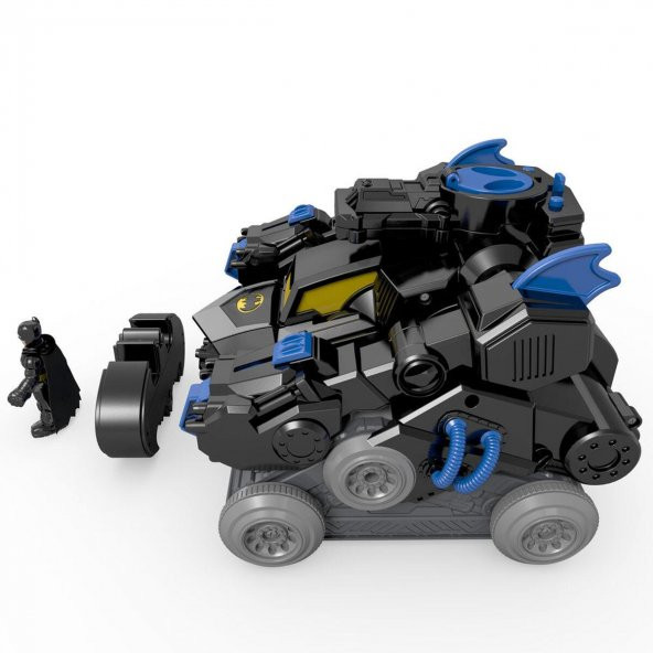 Imaginext Dc Super Friends Uzaktan Kumandalı Tanka Dönüşen Bat Bot Batman Robot Araba imaginext Batman Oyuncakları - 3