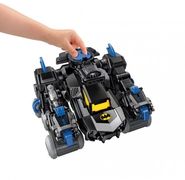 Imaginext Dc Super Friends Uzaktan Kumandalı Tanka Dönüşen Bat Bot Batman Robot Araba imaginext Batman Oyuncakları - 4