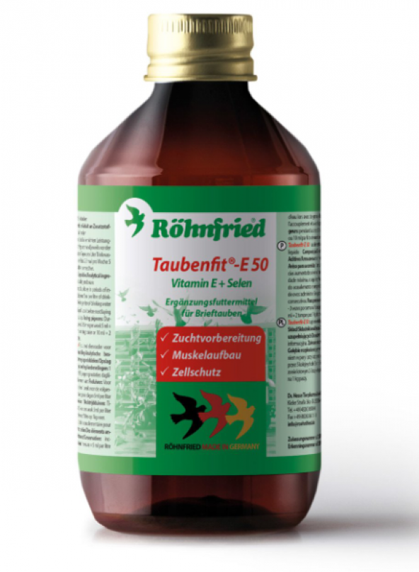 Taubenfit e-50 E Vitamini + Selenyum 30ml (Kızıştırıcı)