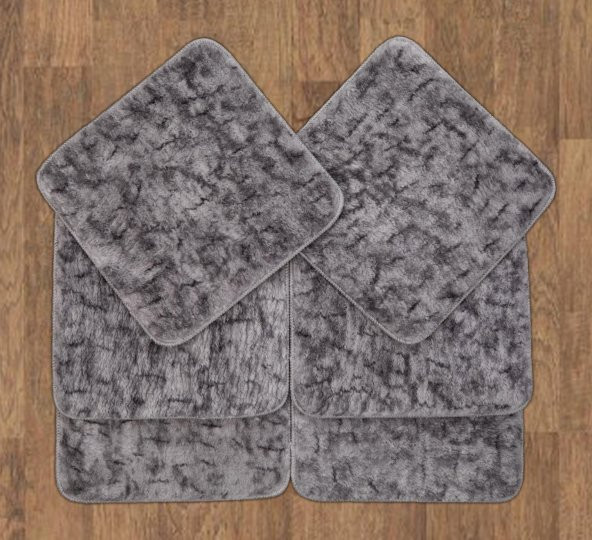 My Evilla Sandaliye Minderi 6lı 40x40 Grİ 1010