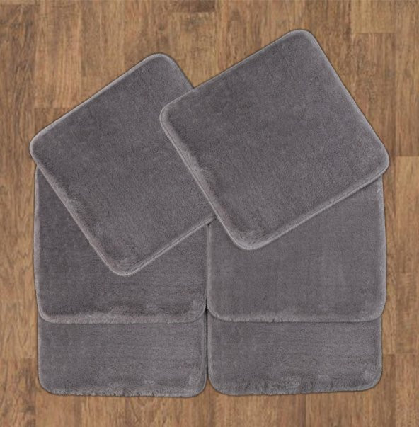 My Evilla Sandaliye Minderi 6lı 40x40 Açık Gri