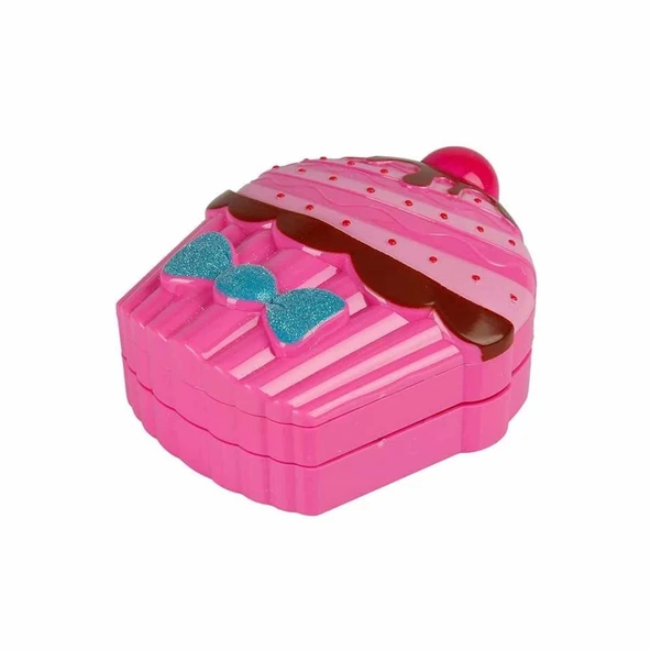 Cupcake Şekilli 2 Katlı Makyaj Güzellik Seti - 2