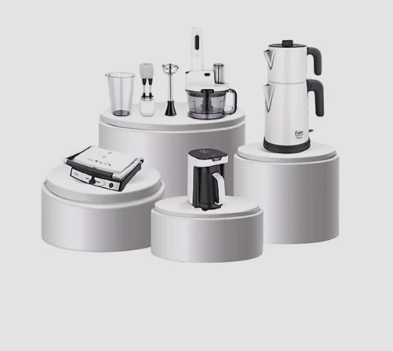 Fakir Avantaj Pearl White 4'lü Elektronik Çeyiz Paketi ürün görseli 1