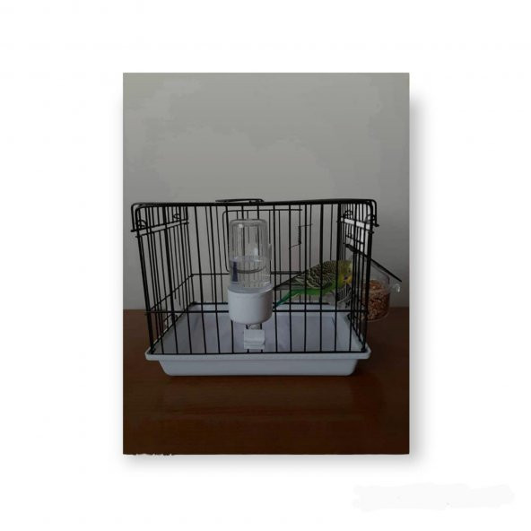 Kuş, Ginepig Taşıma Seyahat Kafesi Beyaz 20x17x23cm - 6