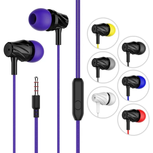 Tonex D7 Bass Earphones Mikrofonlu Kablolu Kulak İçi Kulaklık