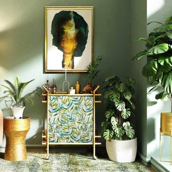 D-c-fix 446-0685 Yaprak Desen Kendinden Yapışkanlı Folyo (45cm x 2mt) - Resim 9