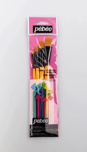 Pebeo 4'lü Fırça Seti - Set 11