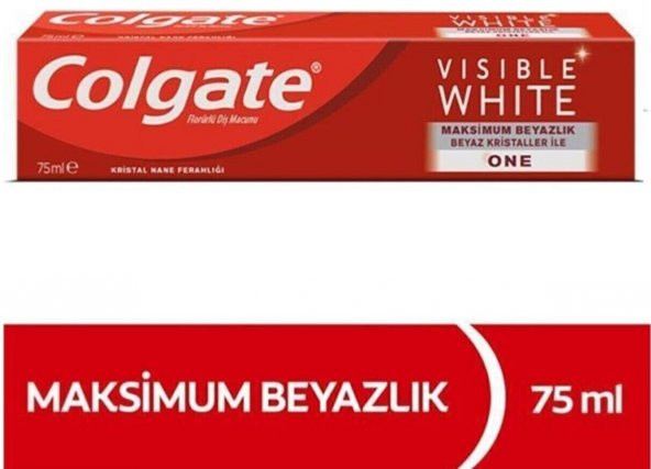 Colgate Vısıble Whıte One Maksimum Beyazlık Diş Macunu 75 Ml