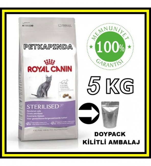 Royal canin sterilised 37 kısırlaştırılmış kedi maması 5 kg açık mama - 5