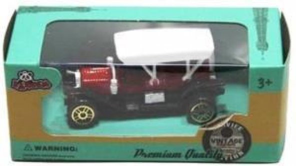 Vardem Premium Quality Kutulu 6Cm Klasik Otomobil 99001-99005 - 3