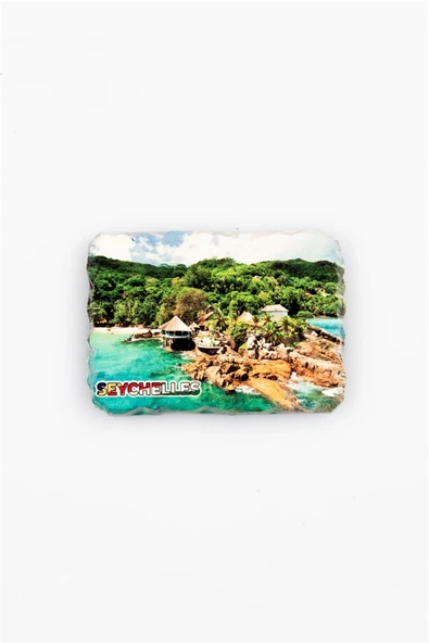 Afrika Seyşeller Kırık Magnet - Resim 2
