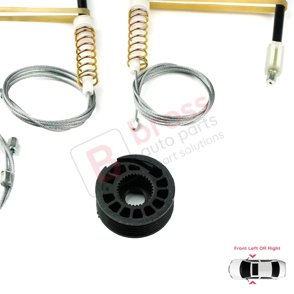 Mercedes C Class W205 S205 2013-2023 İçin Elektrikli Ön Sağ veya Sol Kapı Cam Kriko Tamir Seti - Resim 4