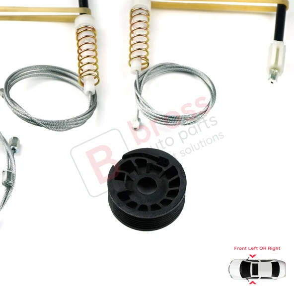 Mercedes C Class W205 S205 2013-2023 İçin Elektrikli Ön Sağ veya Sol Kapı Cam Kriko Tamir Seti - Resim 3