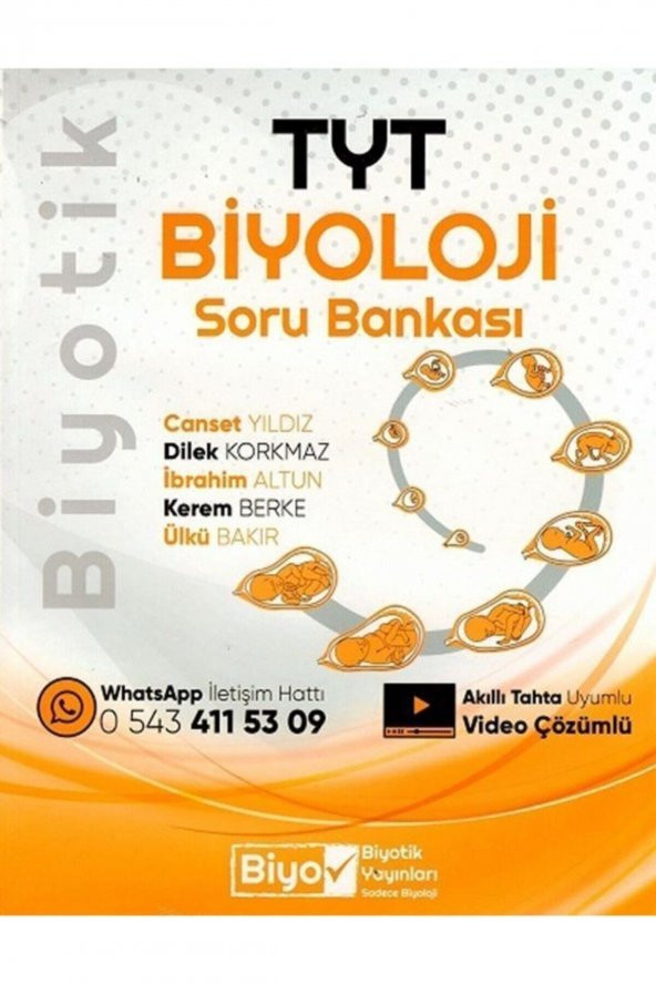 Tyt Biyoloji Biyotik Soru Bankası Biyotik Yayınları