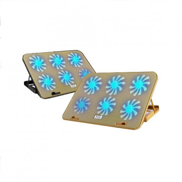Newface SR04 6 Fanlı Super Cooling Laptop Soğutucu - 1