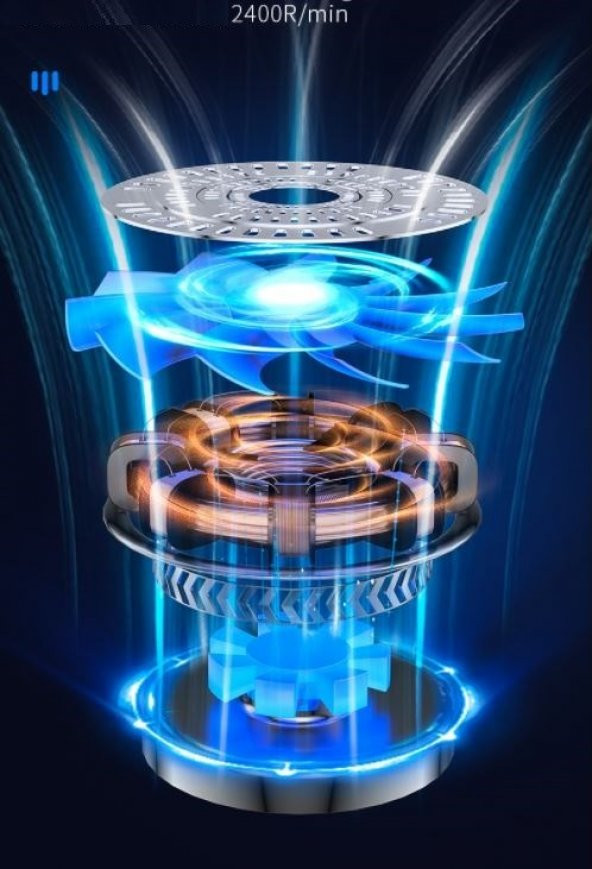 Newface SR04 6 Fanlı Super Cooling Laptop Soğutucu - 6