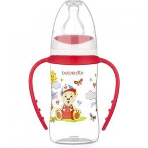Bebedor Desenli Kulplu Biberon Pp 125 ml ürün görseli 1