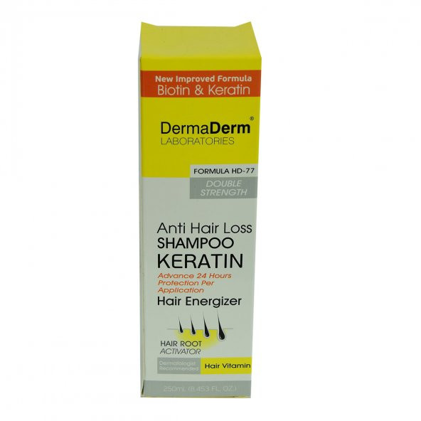 Saç Dökülmesine Karşı Keratin Biotin ve Vitaminli Şampuan 250 ML - 4