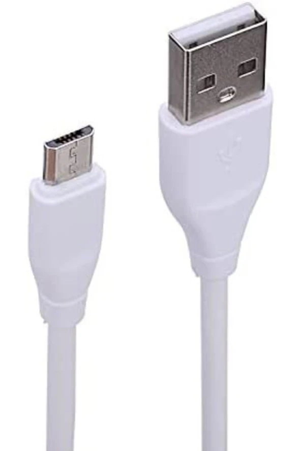 FİLONLİNE FAC-10 MICRO USB DATA VE ŞARJ KABLOSU 26CM BEYAZ 1 ADET KABLO  - Resim 2