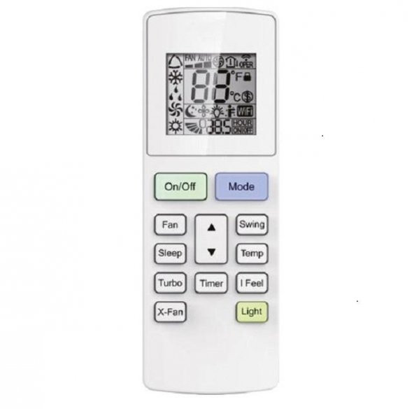 Denki DNK12INVDMC İnverter Klima Kumandası